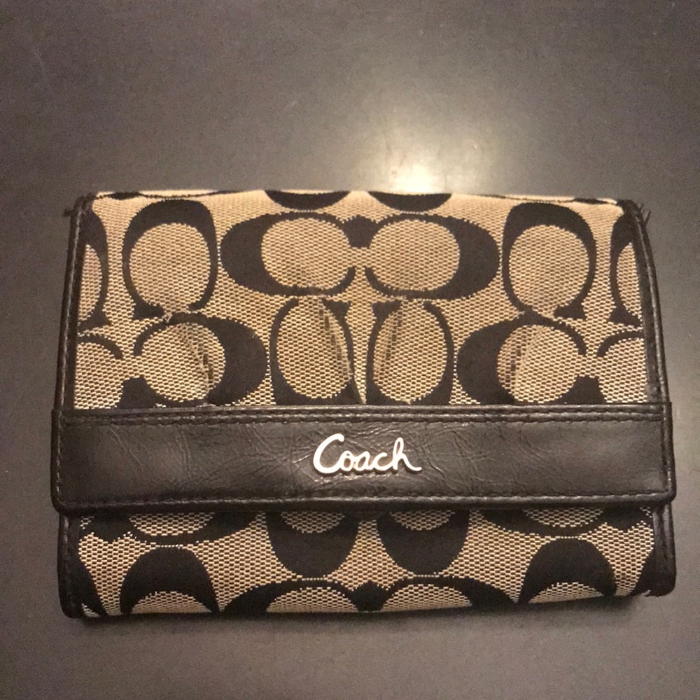 Black Coach wallet